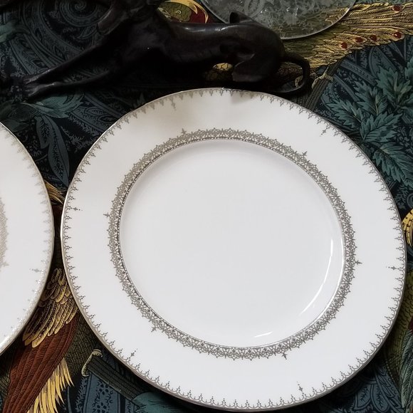 Lenox 2 Lace Couture Accent Luncheon Plates - Picture 3 of 7